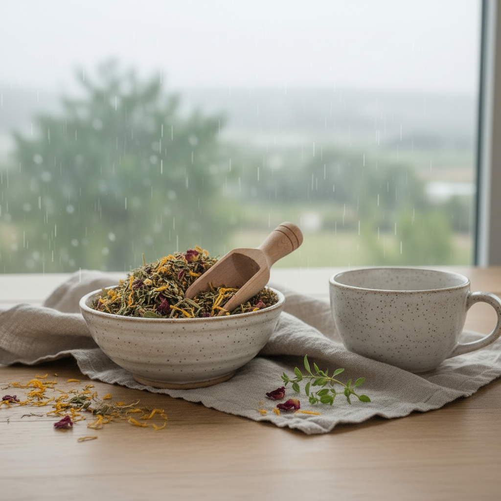 Schietwetter Kräutertee – Koffeinfrei, Mild-Würzig & Fruchtig