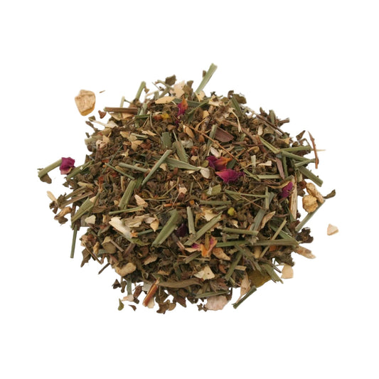 Kräuterhexe Ayurveda-Kräutertee – Tulsi, Ingwer & Grapefruit-Orange-Tee-Grenzland-Genuss