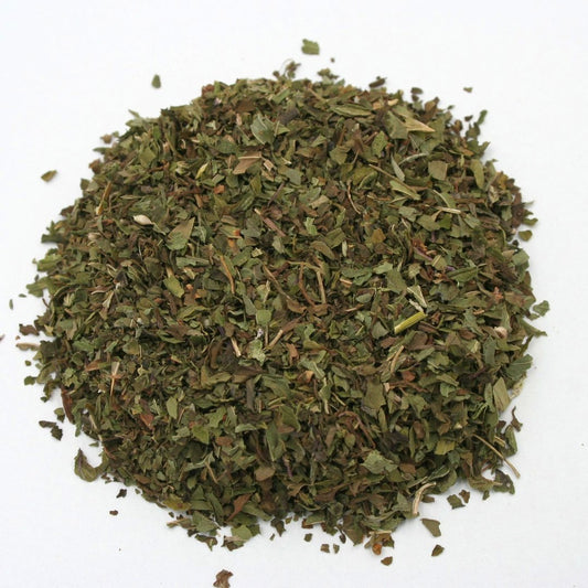 Pfefferminze geschnitten