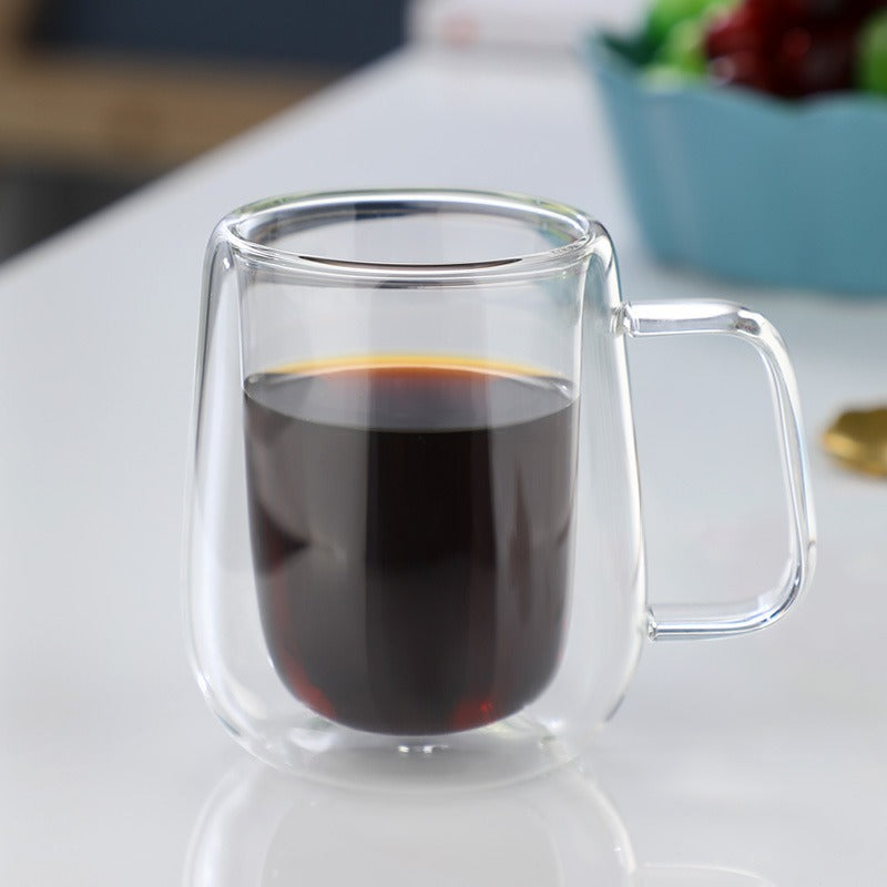 Glastasse aus Borosilikatglas - Doppelwandig 4 Grössen