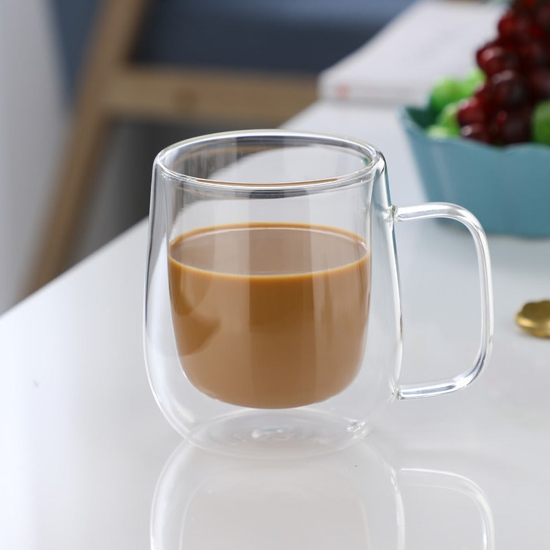 Glastasse aus Borosilikatglas - Doppelwandig 4 Grössen