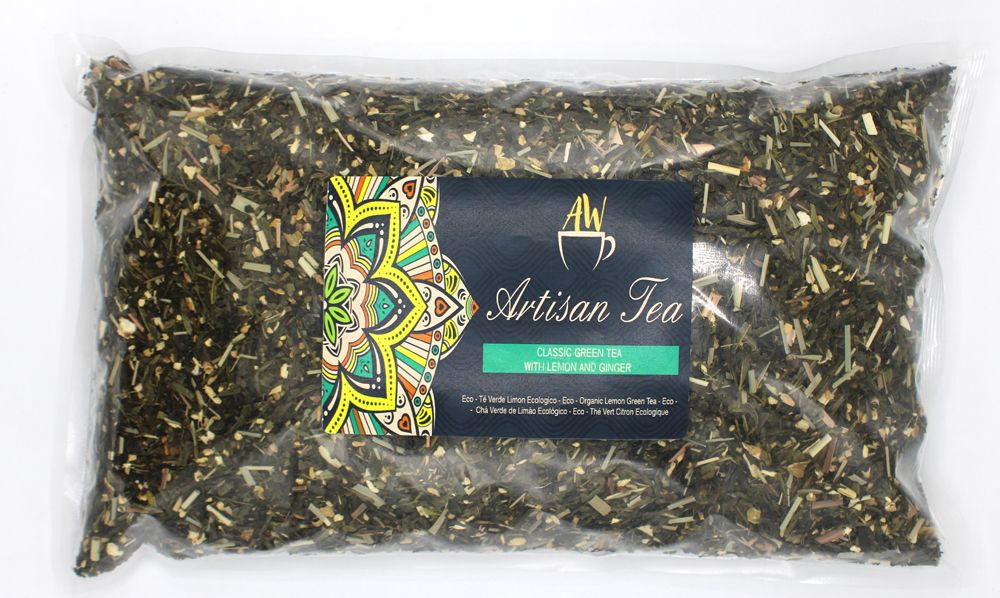 BIO Grüner Tee Lemon/Ingwer 1Kg