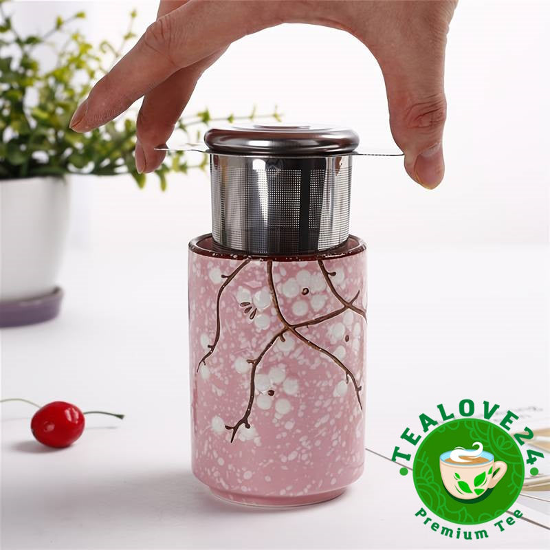 Edelstahl Teesieb mit Deckel teesieb