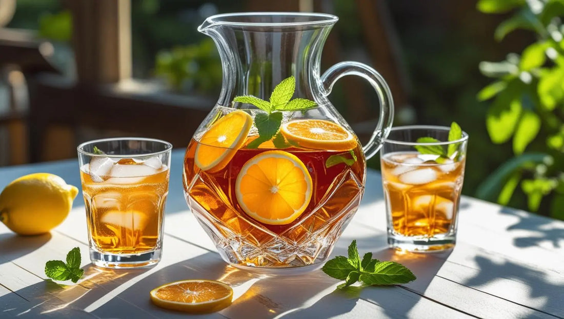 Rooibos-Eistee „Frische Brise“ mit Minze & Zitrus Grenzland-Genuss
