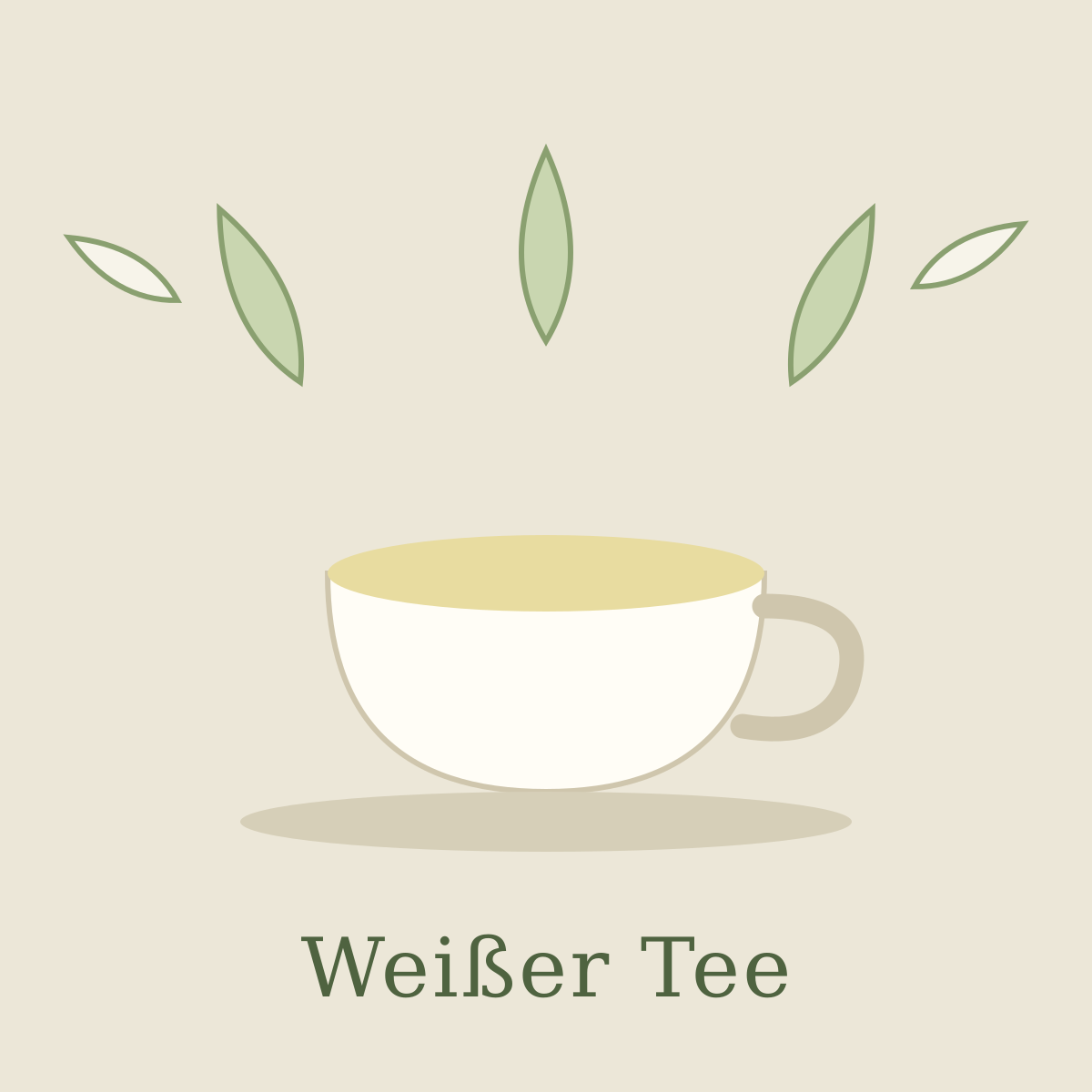 Weisser Tee