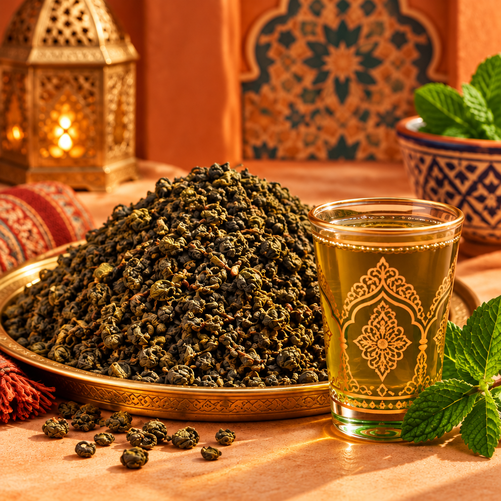 Thé à la Marrakesch Grüntee – Gunpowder & Pfefferminze