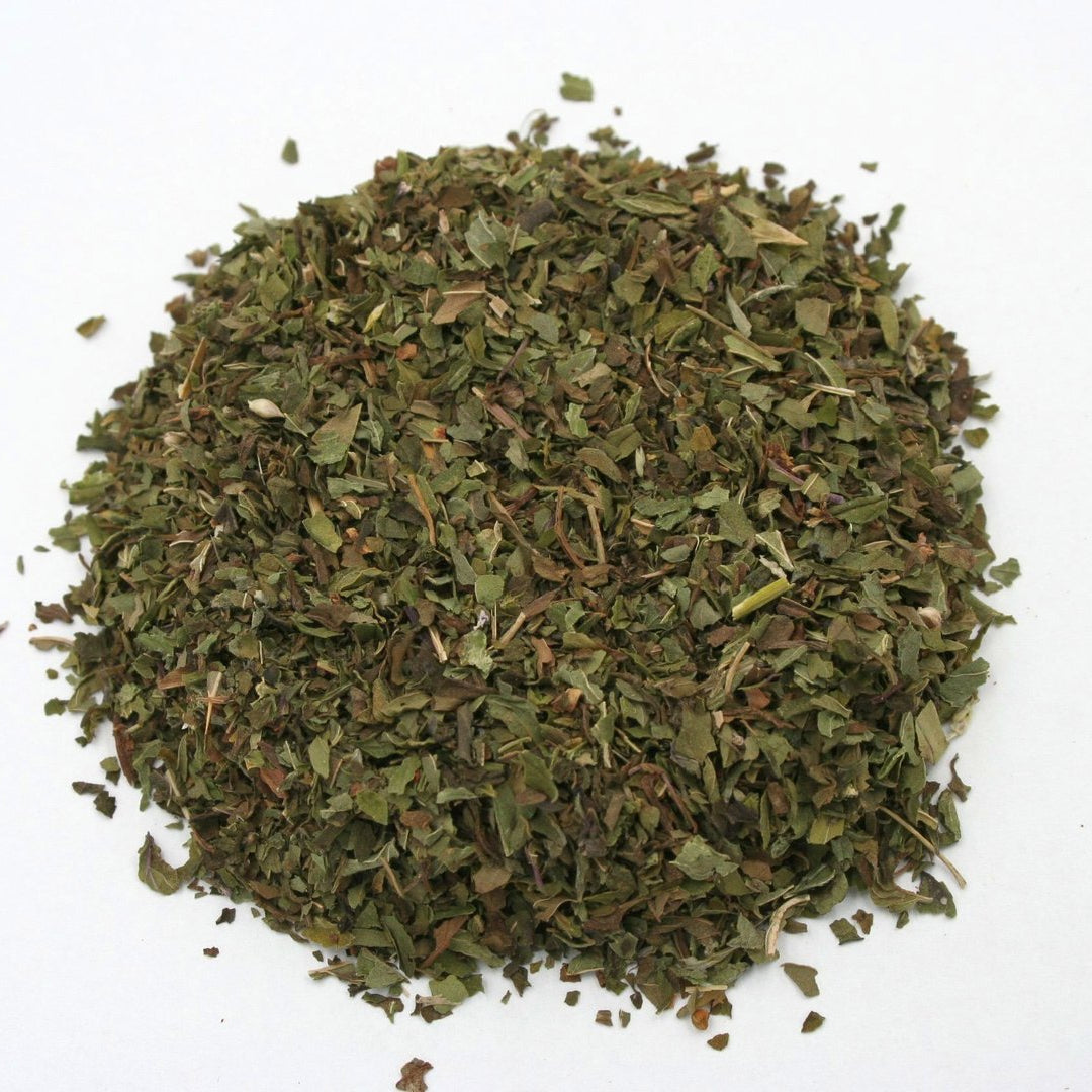 Pfefferminze geschnitten