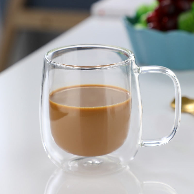 Glastasse aus Borosilikatglas - Doppelwandig 4 Grössen