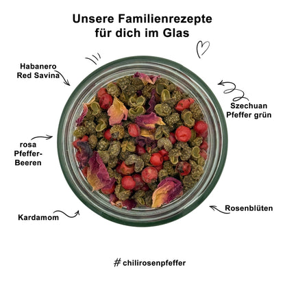 Chili Rosen Pfeffer