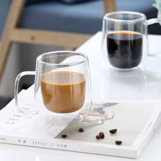 Glastasse aus Borosilikatglas - Doppelwandig 4 Grössen