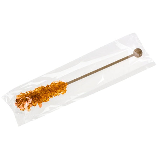 Kandissticks braun, einzeln in Folie verpackt - 6 Stück kandiszucker 
