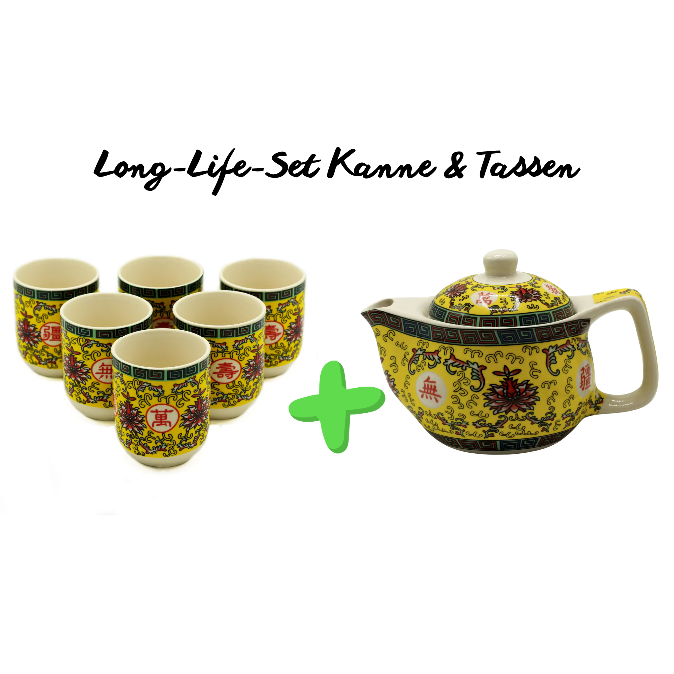 Long-Life-Set Kanne & Tassen