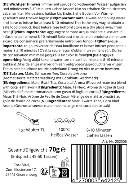 Black Edition (Mate de Coca + Schwarzer Tee)