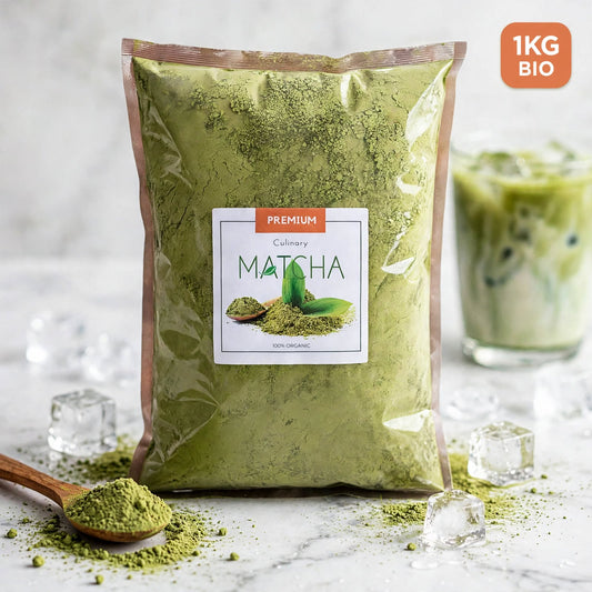 Bio Culinary Matcha Tee 1KG-Artisan Tea Blends 1kg-Grenzland-Genuss
