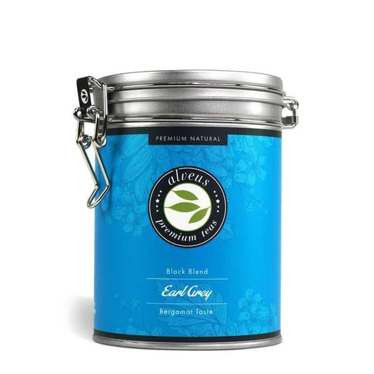 Earl Grey Teedose in Blau mit Bergamot-Aroma für den perfekten Genuss