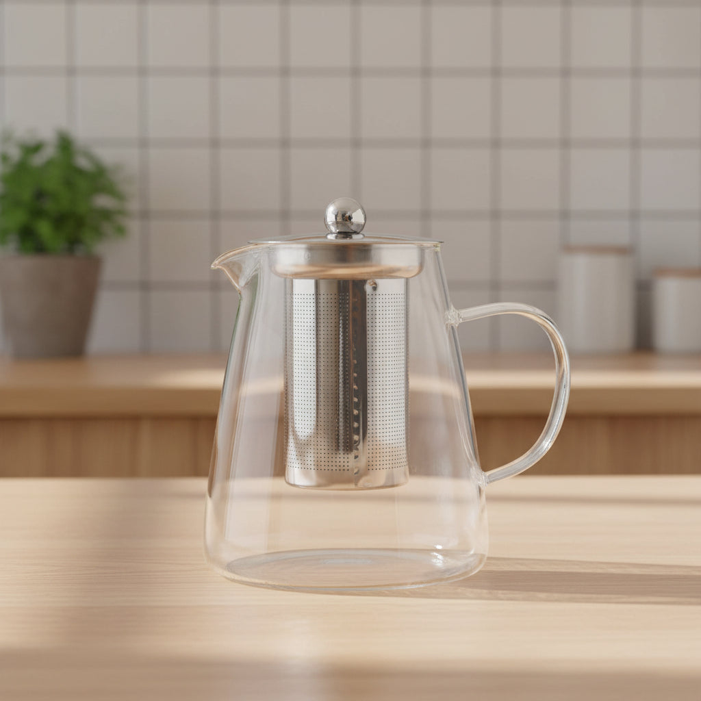 Glas Teekanne - Flask Shape - 950ml