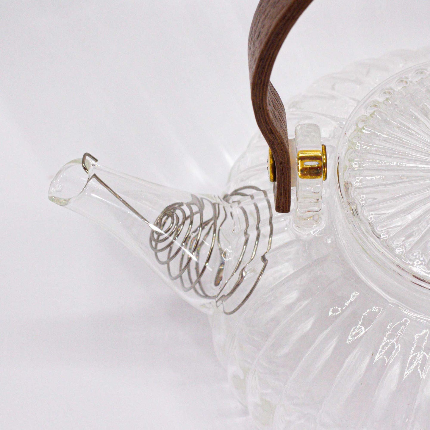 Glas-Teekanne - "Schwarze Perle" - 850ml