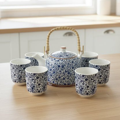 Kräutertee-Set - "Blue Pattern"