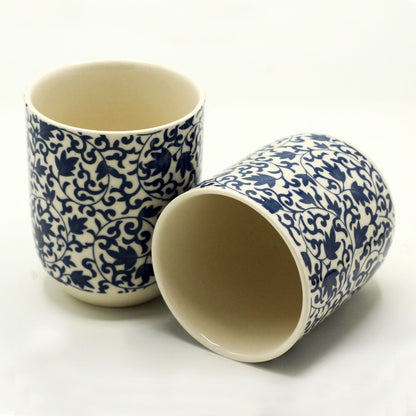 Kräutertee-Tassen - Blue Pattern