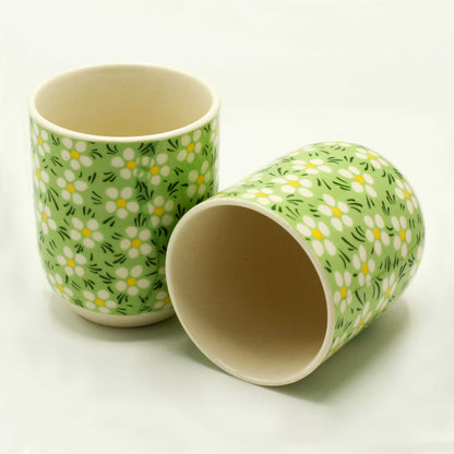 Kräutertee-Tassen - Green Daisy