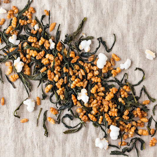 Japan Bio Genmaicha Kyoto Crunch Grüntee – Gerösteter Reis & Sencha | Grenzland-Genuss