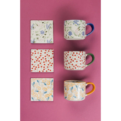 TRANQUILLO VINTAGE GARDEN Tassen & Untersetzer Sets