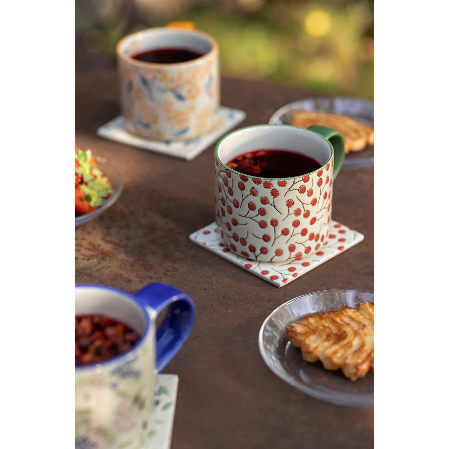 TRANQUILLO VINTAGE GARDEN Tassen & Untersetzer Sets